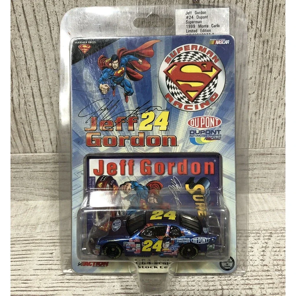 Lot Of 2 Action 1999 Lifetime/LE Series Jeff Gordon Superman #24 1:64 NIB